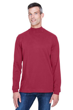 Devon & Jones D420 - Sueded Cotton Jersey Mock Turtleneck