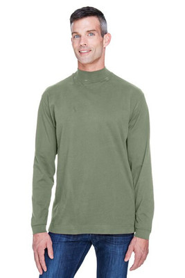 Devon & Jones D420 - Sueded Cotton Jersey Mock Turtleneck