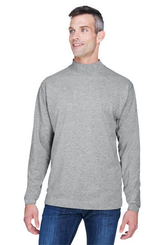 Devon & Jones D420 - Sueded Cotton Jersey Mock Turtleneck