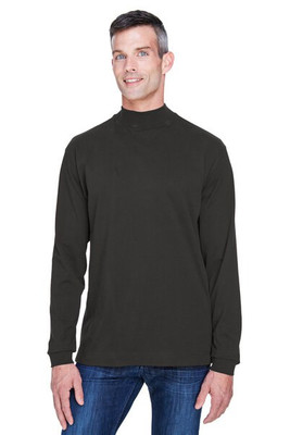 Devon & Jones D420 - Sueded Cotton Jersey Mock Turtleneck