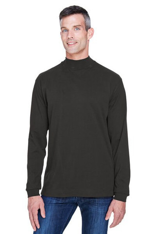 Devon & Jones D420 - Sueded Cotton Jersey Mock Turtleneck