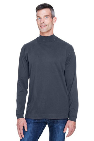 Devon & Jones D420 - Sueded Cotton Jersey Mock Turtleneck