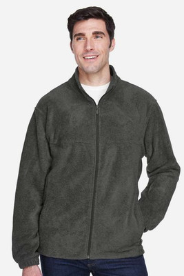 Harriton M990T - Men's Tall 8oz. Full-Zip Fleece