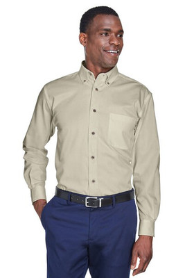 Harriton M500 - Chemise Twill Anti-Taches à Manches Longues