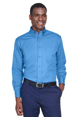 Harriton M500 - Chemise Twill Anti-Taches à Manches Longues