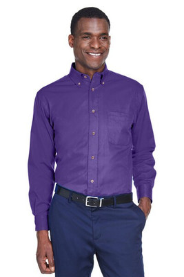 Harriton M500 - Chemise Twill Anti-Taches à Manches Longues