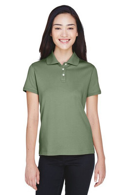 Devon & Jones D140SW - Ladies Solid Perfect Pima Interlock Polo