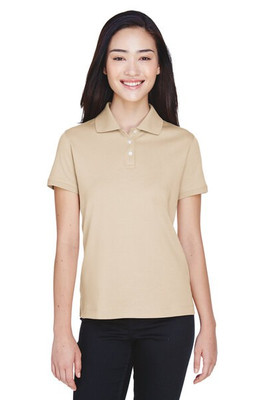 Devon & Jones D140SW - Ladies Solid Perfect Pima Interlock Polo