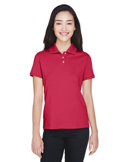 Devon & Jones D140SW - Ladies Solid Perfect Pima Interlock Polo