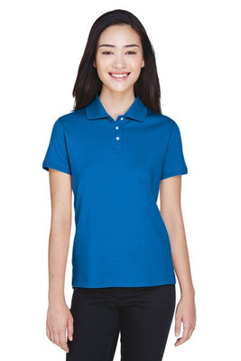 Devon & Jones D140SW - Ladies Solid Perfect Pima Interlock Polo