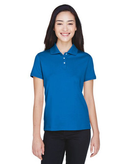 Devon & Jones D140SW - Ladies Solid Perfect Pima Interlock Polo