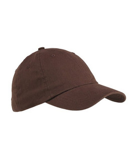 Big Accessories BX001 - 6-Panel Brushed Twill Unstructured Cap