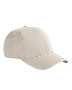 Big Accessories BX002 - 6-Panel Brushed Twill Structured Cap