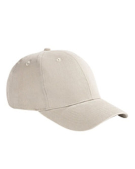 Big Accessories BX002 - 6-Panel Brushed Twill Structured Cap