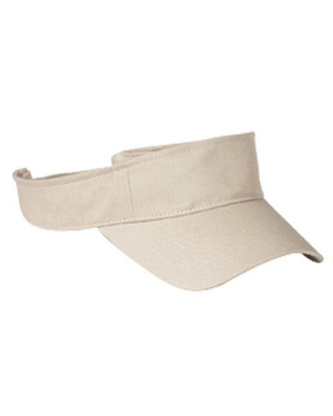 Big Accessories BX006 - Premium Washed Cotton Twill Sports Visor