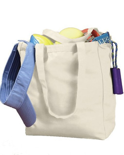 BAGedge BE008 - 12 oz. Canvas Book Tote