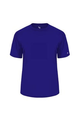 Badger 2120 - Remera B-dry Core con hombros deportivos para chicos