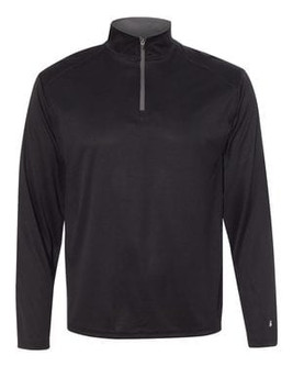 Badger 4102 - Pullover B-Core cierre tres cuartos