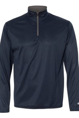 Badger 4102 - Pullover B-Core cierre tres cuartos