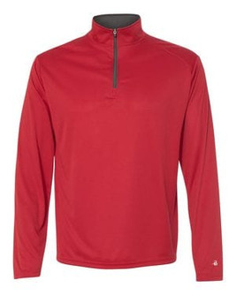 Badger 4102 - Pullover B-Core cierre tres cuartos