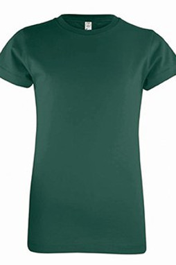 LAT 2616 - Girls Fine Jersey Longer Length T-Shirt
