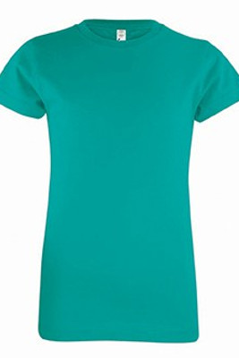LAT 2616 - Girls' Fine Jersey Longer Length T-Shirt