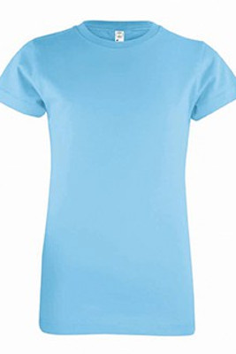 LAT 2616 - Girls' Fine Jersey Longer Length T-Shirt