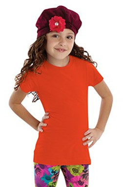 LAT 2616 - Girls Fine Jersey Longer Length T-Shirt