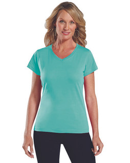 LAT 3507 - Ladies Fine Jersey V-NeckT-Shirt