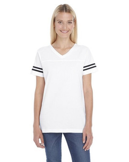 LAT 3537 - Ladies' Vintage Football T-Shirt