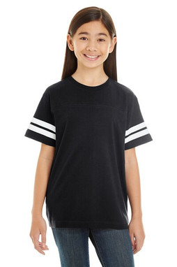 LAT 6137 - Youth Vintage Football T-Shirt