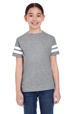 LAT 6137 - Youth Vintage Football T-Shirt
