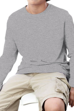 LAT 6201 - Youth Fine Jersey Long Sleeve T-Shirt