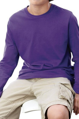 LAT 6201 - Youth Fine Jersey Long Sleeve T-Shirt