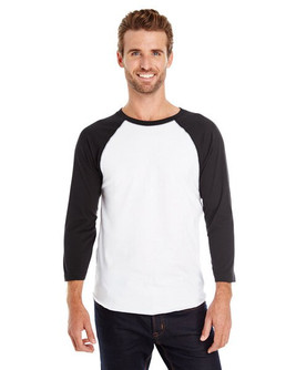LAT 6930 - Vintage Fine Jersey Three-Quarter Sleeve Baseball T-Shirt