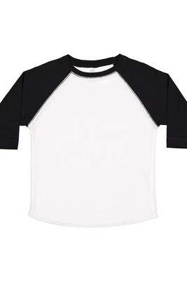 Rabbit Skins 3330 - Toddler Fine Jersey Three-Quarter Sleeve Baseball T-Shirt