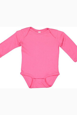 Rabbit Skins 4411 - Infant Long Sleeve Lap Shoulder Creeper