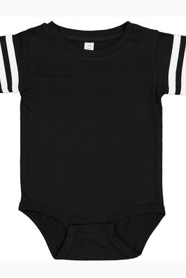 Rabbit Skins 4437 - Infant Football Fine Jersey Bodysuit
