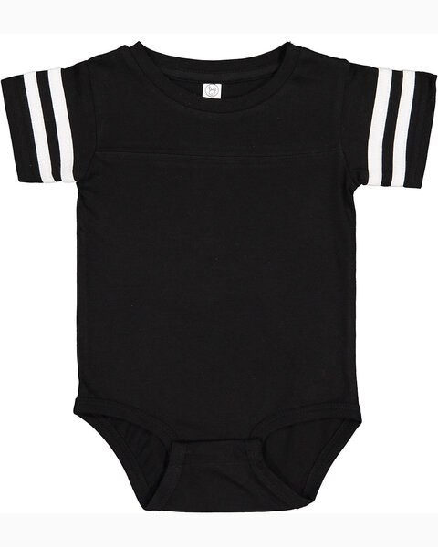 Rabbit Skins 4437 - Infant Football Fine Jersey Bodysuit