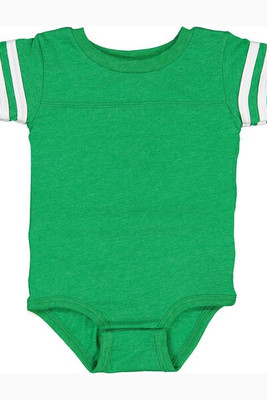 Rabbit Skins 4437 - Infant Football Fine Jersey Bodysuit