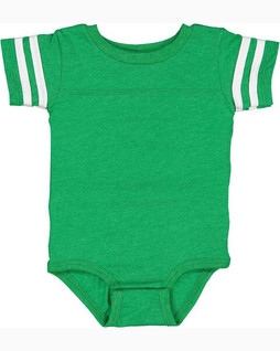 Rabbit Skins 4437 - Infant Football Fine Jersey Bodysuit