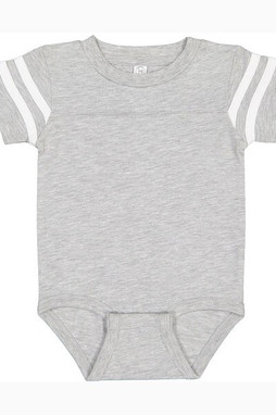 Rabbit Skins 4437 - Infant Football Fine Jersey Bodysuit