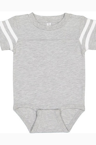 Rabbit Skins 4437 - Infant Football Fine Jersey Bodysuit