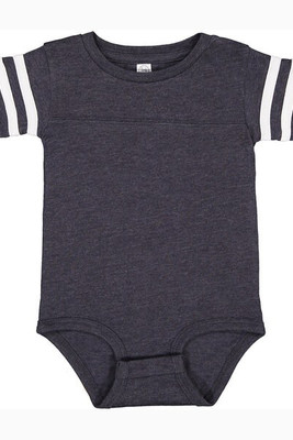 Rabbit Skins 4437 - Infant Football Fine Jersey Bodysuit
