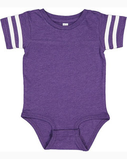 Rabbit Skins 4437 - Infant Football Fine Jersey Bodysuit