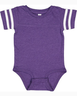 Rabbit Skins 4437 - Infant Football Fine Jersey Bodysuit