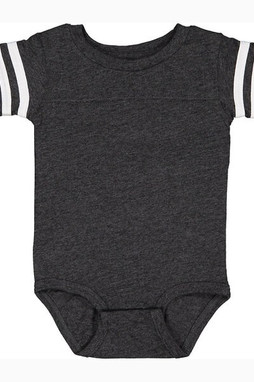 Rabbit Skins 4437 - Infant Football Fine Jersey Bodysuit