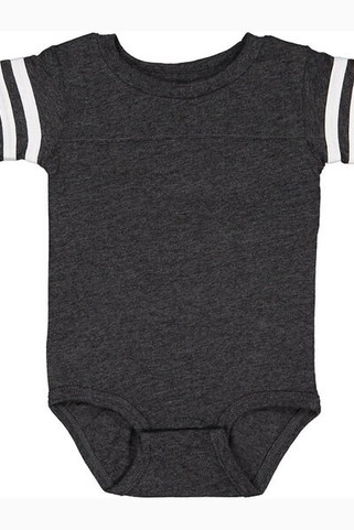 Rabbit Skins 4437 - Infant Football Fine Jersey Bodysuit