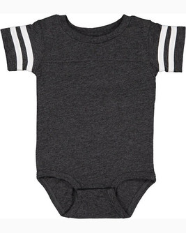 Rabbit Skins 4437 - Infant Football Fine Jersey Bodysuit