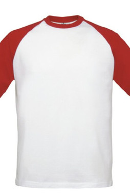 B&C BC230 - Contrast Raglan Sleeve Baseball T-Shirt